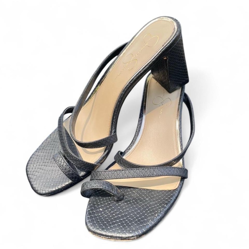 Jessica Simpson Black Elegant Heels